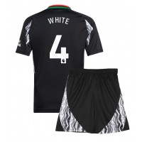 Maglie da calcio Arsenal Ben White #4 Seconda Maglia Bambino 2024-25 Manica Corta (+ Pantaloni corti)